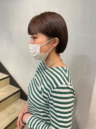 ショート ミゾブチ ユリカのヘアスタイル