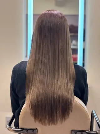 ロング 🌟髪質改善ケアカラ ー美髪縮毛矯正y🌟のヘアスタイル