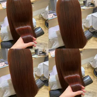 ロング カラー 艶カラー/韓国顔周り 🎀mamiのヘアスタイル