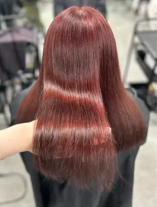 カラー 🎀愛されピンク ラベンダー💜ゆいのヘアスタイル