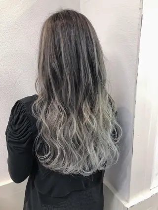 ロング カラー ヘアアレンジ GiseL天神カラー 髪質改善/ブリーチのヘアスタイル