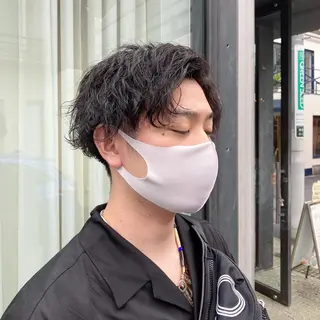 ショート パーマ メンズ Zina渋谷エリア マネージャShionのヘアスタイル