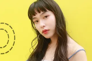 ロング sano sayakaのヘアスタイル