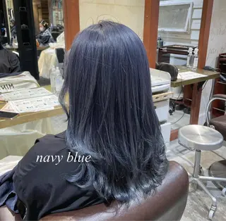 ロング カラー hollo 原宿所属・ハイトーンカラー/ ダブルカラー/EMIのヘアスタイル