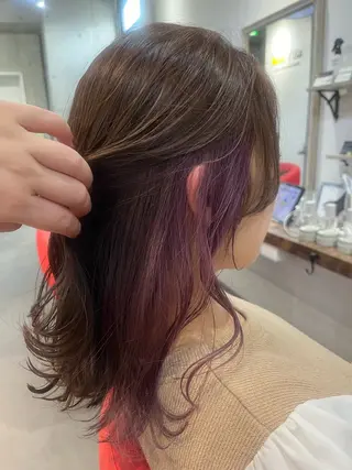 ミディアム 駅チカ【ali'i】 アリイ花崎友美☘のヘアスタイル