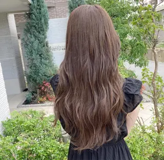 ロング カラー 松尾 遥花のヘアスタイル