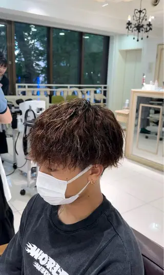 メンズ SALOWIN渋谷caldo店B1所属・岐津公太 メンズ縮毛矯正のプロのヘアスタイル