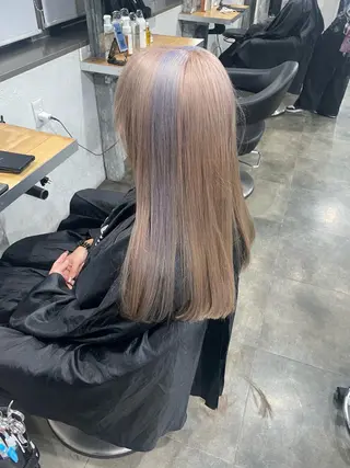 ロング カラー ハイトーン 横浜💞ミオのヘアスタイル
