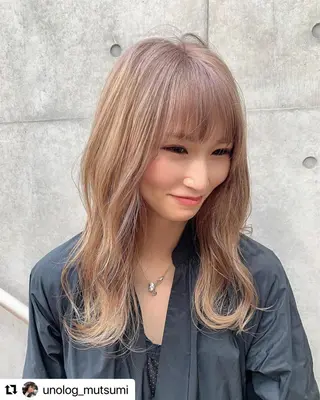 ロング カラー box  mico. mutsumiのヘアスタイル