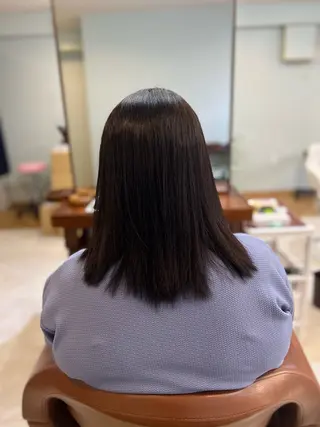 ミディアム 【清瀬】パサツキ 広がり改善川合剛史のヘアスタイル