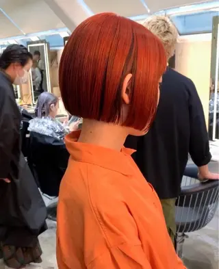 ショート カラー 池袋/似合わせ/縮毛 髪質改善【ugen】のヘアスタイル