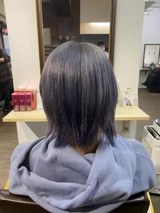 ミディアム カラー 🎀艶ブリーチカラー 🎀Fan.🎀秋山のヘアスタイル