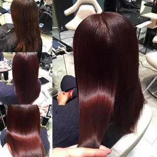 ミディアム セミロング ロング カラー Re:ta KANZOのヘアスタイル