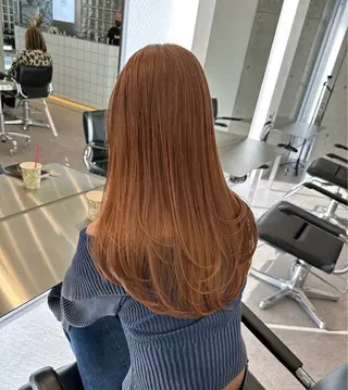 ロング カラー ミルクティーベージュ /sara💛のヘアスタイル