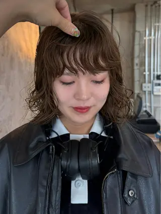 ショート カラー パーマ 🍈yurina 福岡/パーマ🍈のヘアスタイル