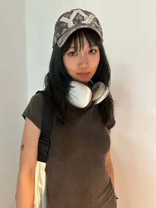 ミディアム カラー 🎀オイダイラ モモカ🎀のヘアスタイル