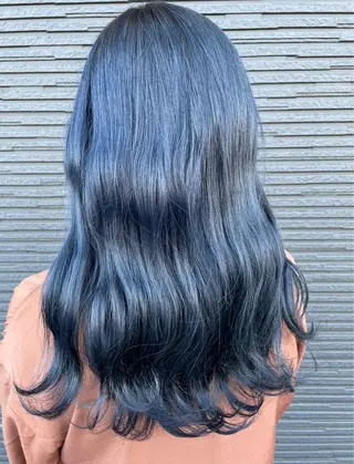 ロング カラー Ria OSAKA　梅田所属・マリカ🦋韓国 ハイトーン/エクステのヘアスタイル