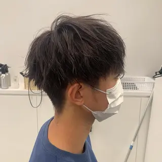 ショート カラー ヘアアレンジ メンズ EMANON池袋3rd所属・ナチュラル艶髪 なおき｜池袋美容師のヘアスタイル