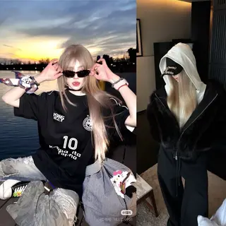 ロング カラー 透明感カラー×艶🩶 🌟YOSHIKIのヘアスタイル