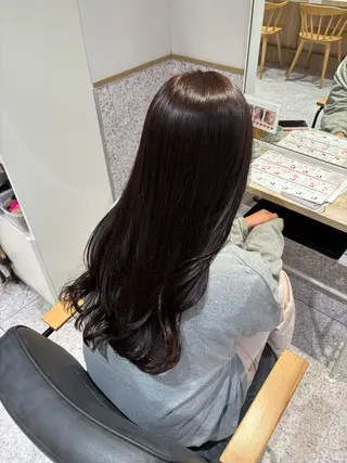 ロング カラー 暖色カラー/ パリジェンヌ💟みくのヘアスタイル