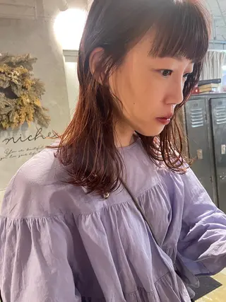 ロング さの あやねのヘアスタイル