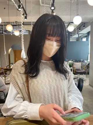 セミロング カラー & Graph. 立川🥣🌿のヘアスタイル