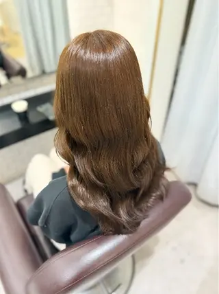 セミロング 🇰🇷韓国風艶髪 /AZUSA🤍のヘアスタイル