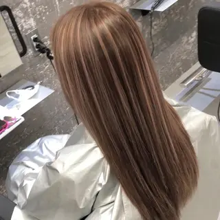 ロング カラー アンドウ ユウ/ レイヤーカット/韓国のヘアスタイル