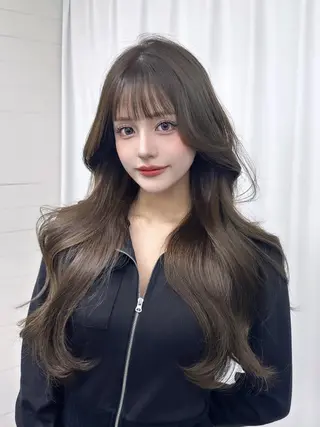 ロング 盛れるヘア♡ 韓国Styleのヘアスタイル
