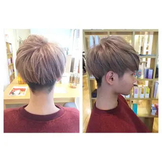 カラー メンズ 加藤 あやみのヘアスタイル