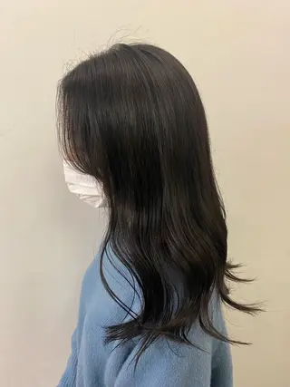 ロング カラー 韓国ヘア・カラー 🩵SHIZUKUのヘアスタイル