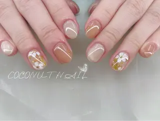 ネイル 神田 ココナッツのネイルデザイン