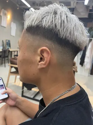 ショート カラー メンズ mee.urawa所属・似合わせショート×透 明感/やじまたかしのヘアスタイル