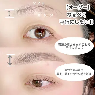 マツエク・マツパ アイブロウ eyelash  salon  nuit【ニュイ】所属・nuit 【ニュイ】 大宮 /　yucaのマツエク・マツパデザイン