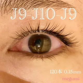 マツエク・マツパ KUON EYELASH SALON所属・KUON 溝の口 megumiのマツエク・マツパデザイン
