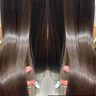 ロング ボブ/美髪矯正 /佐藤　奈巳のヘアスタイル