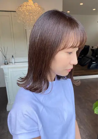 ミディアム カラー 成松 勇治のヘアスタイル