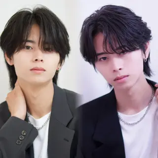 ミディアム メンズ メンズ/心斎橋 /韓流/藤本理希のヘアスタイル