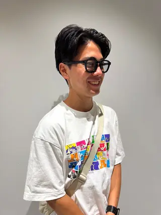 ショート メンズ メンズカット/ ブリーチ/かほのヘアスタイル