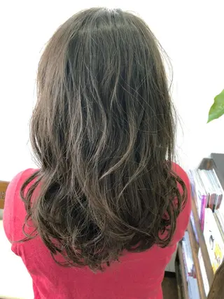 セミロング パーマ Rise Heart 中村 裕介のヘアスタイル