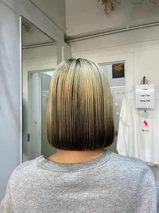 セミロング カット モデル募集/ホノカのヘアスタイル