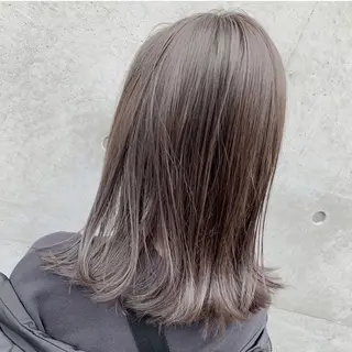 ミディアム 【銀座】艶髪/上品な カラー特化/涼/駅近のヘアスタイル