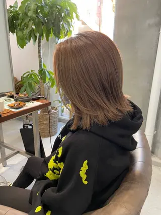 ミディアム 北山／ボブ／レイヤー /maru☺︎のヘアスタイル