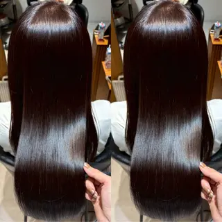 セミロング 酸性ストレート/ ちさとのヘアスタイル