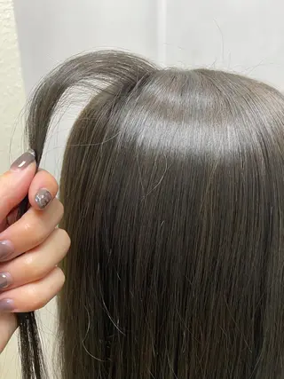 セミロング カラー 前田リサコ🌹 ✨艶髪職人のヘアスタイル