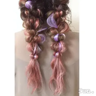 ロング ヘアアレンジ fun./ヘアセット /エクステ/着付のその他イメージ