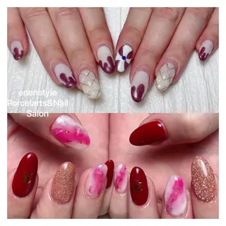 ミディアム ネイル 👑enen style👑のネイルデザイン