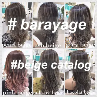 ミディアム カラー 山崎俊輔/髪質改善 /バレイヤージュのヘアスタイル