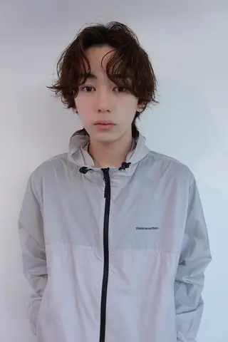 メンズ nelke/レイヤー 立川/ブリーチのヘアスタイル