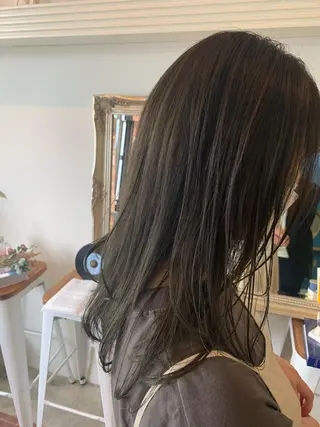 セミロング 大宮/山口 竣也のヘアスタイル